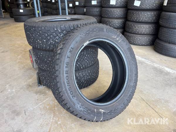 Vinterdäck Continental Ice Contact 3 205/60R16 4 st
