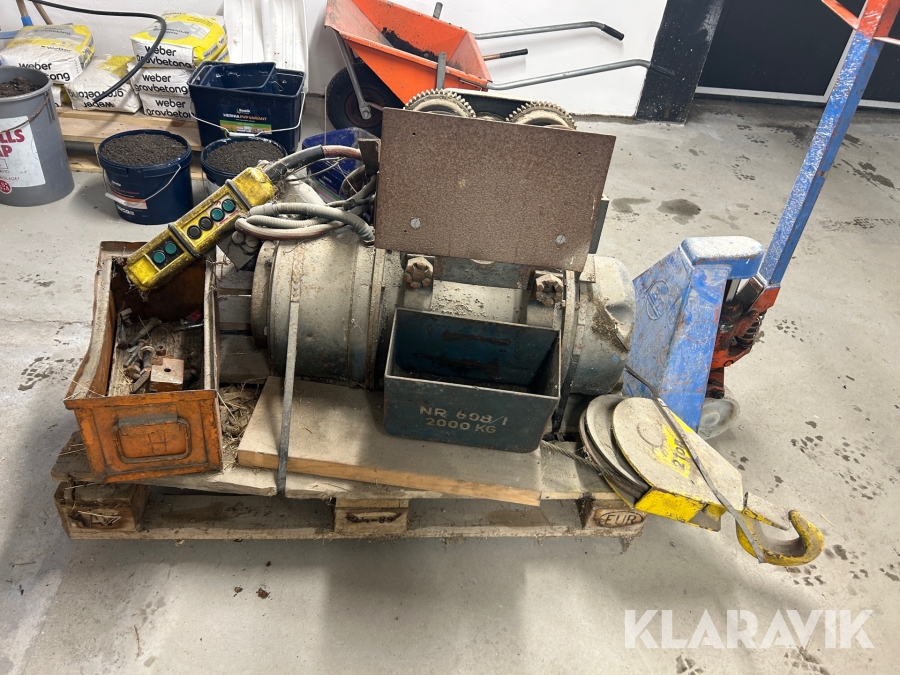 Vinsch för travers Demag 2 ton