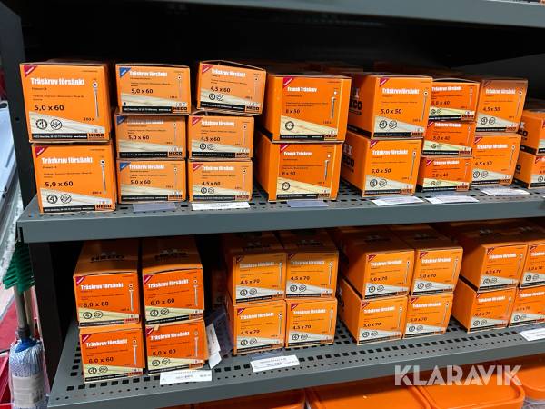 Parti med Träskruv Heco