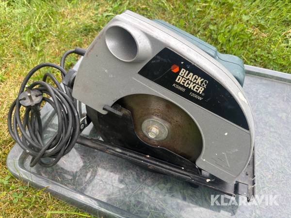 Cirkelsåg Black&Decker KS865 1200 W