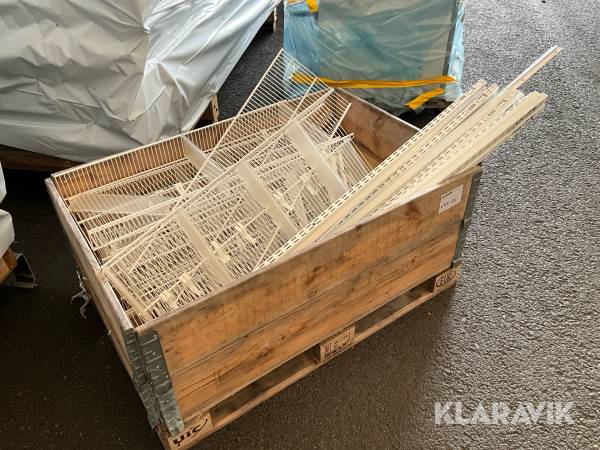 Trådhyllor, konsoler och skenor ELFA