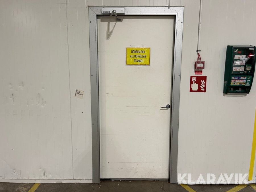 Kylrumsdörrar Thermod med aluminiumkarm 2 st