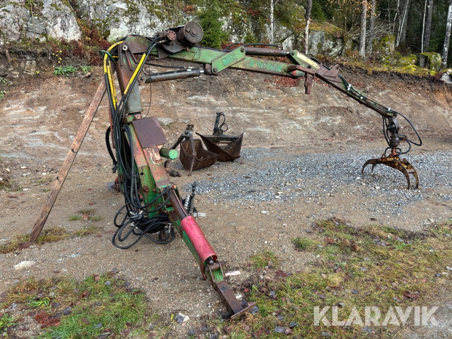 Griplastare med grävtillsats Kronos 350