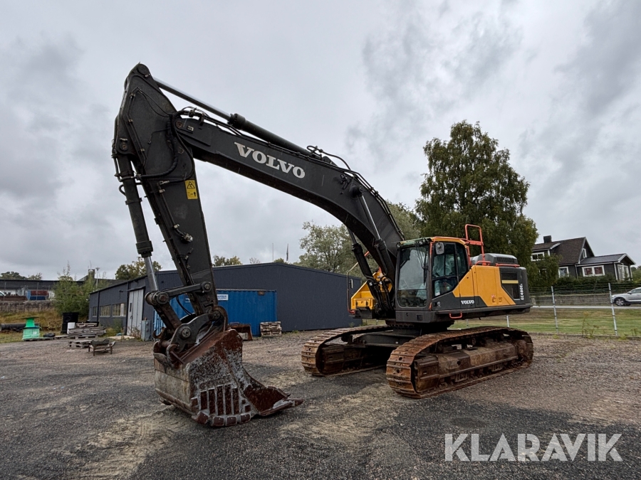 Grävmaskin Volvo EC480EL med tandskopa