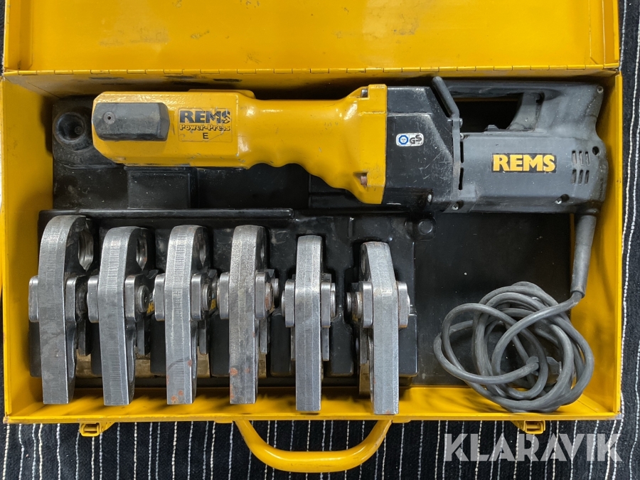 Presstång Rems eldriven med presskäftar