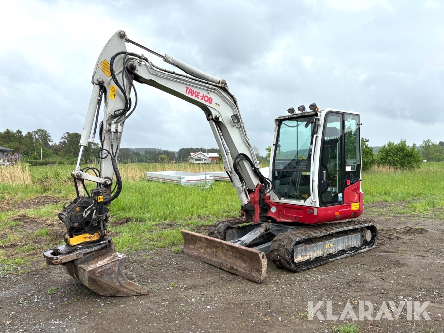 Grävmaskin Takeuchi TB260 med redskap