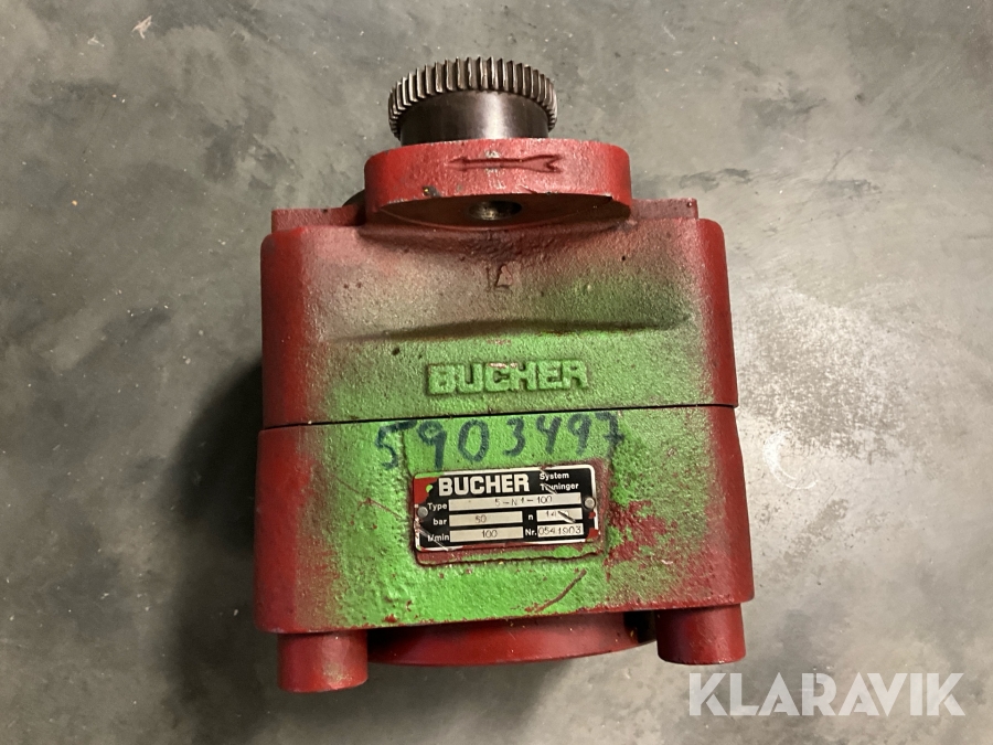 Styrtryckspump Bucher 5-N1-100
