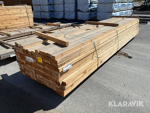 Virkespaket ohyvlad furu 50x75 671löpmeter