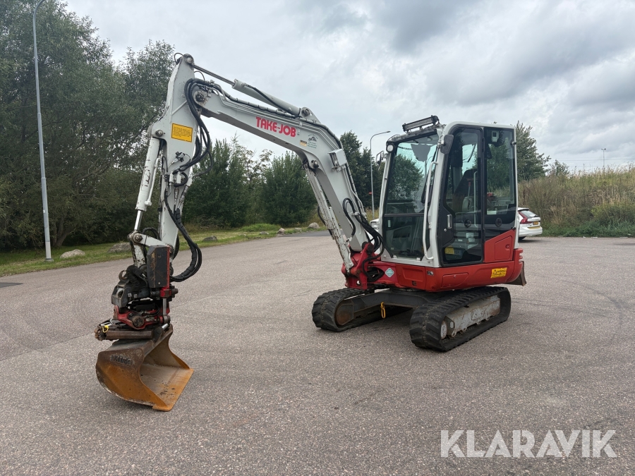Grävmaskin Take-Job TB240 med skoppaket