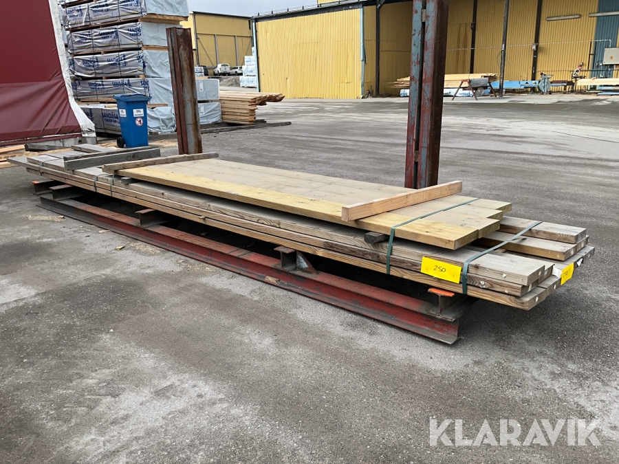 Virkespaket impregnerad regel 45x195, 45x220 55 plus 16 Löpmeter