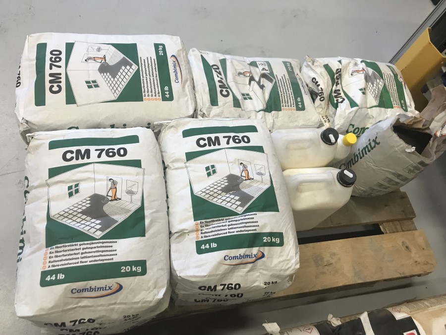 13st säckar med Flytspackel