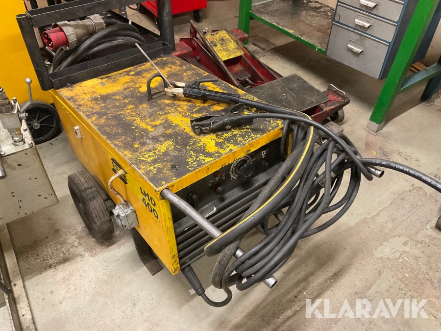 Pinnsvets Esab Lhd400 med tryckluft för kolbåge