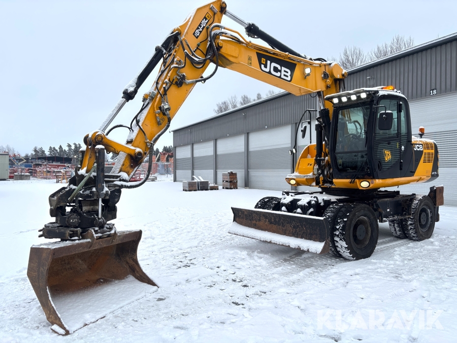 Grävmaskin JCB JS175W Hjulgrävare inkl redskap