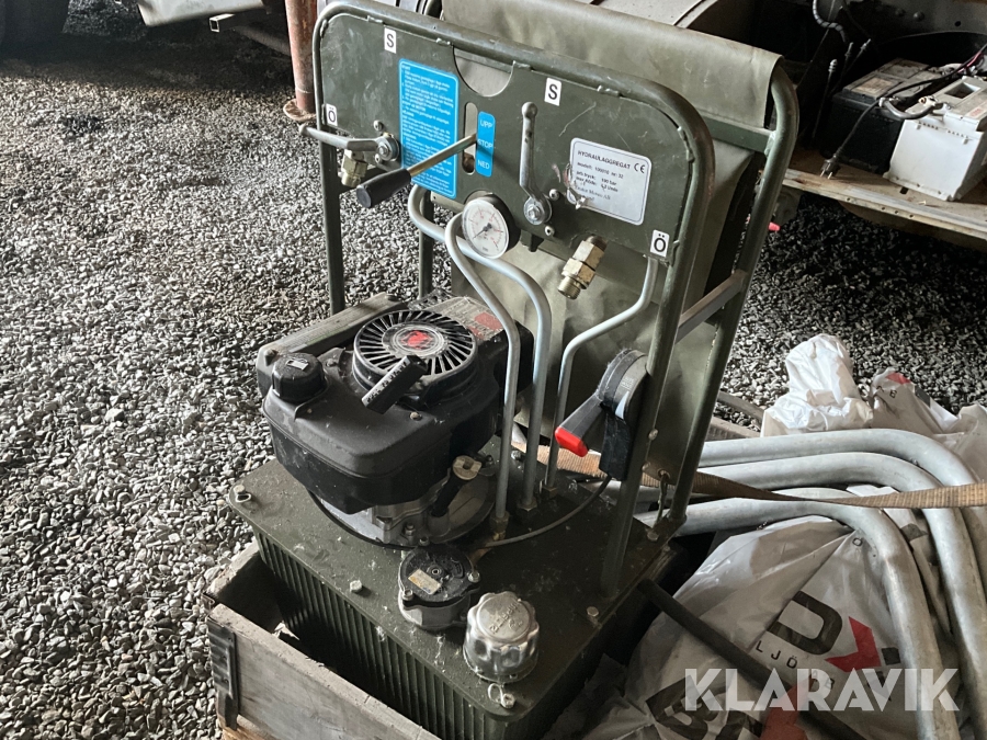 Hydraulaggregat Enator Moveo AB 100010, Gällivare, Klaravik