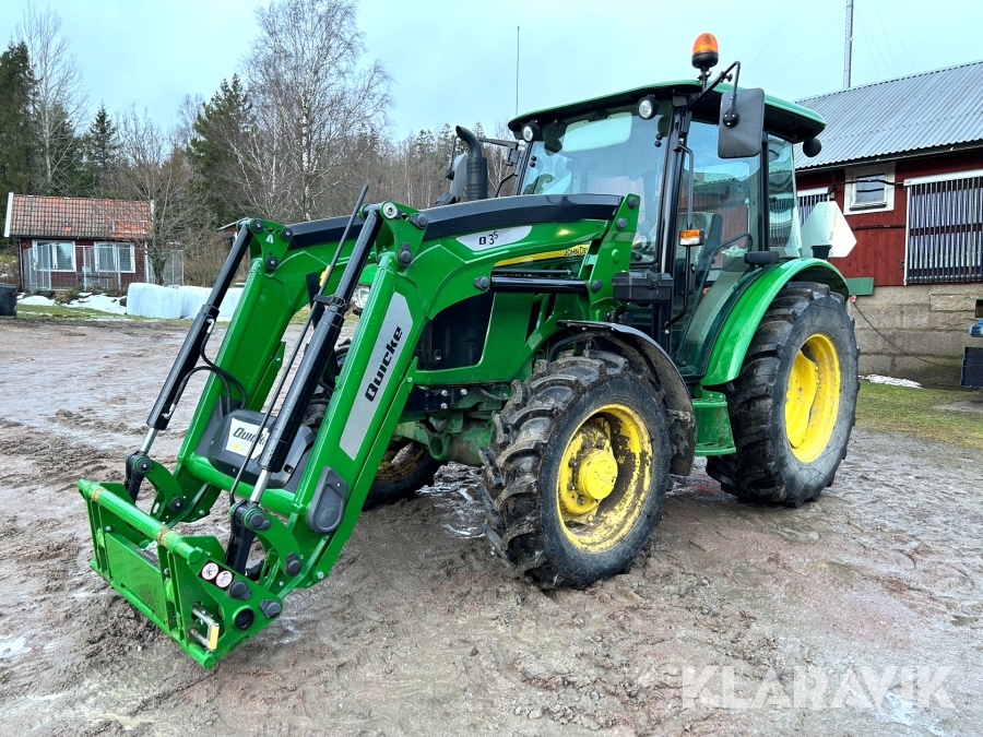 Traktor med lastare John Deere 5075E