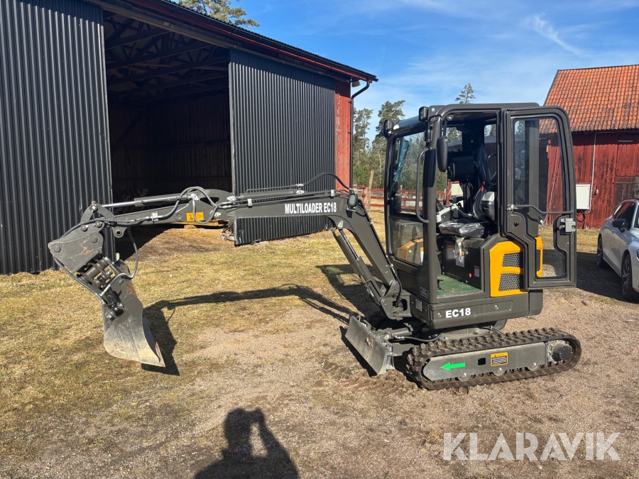 Grävmaskin Multiloader EC18