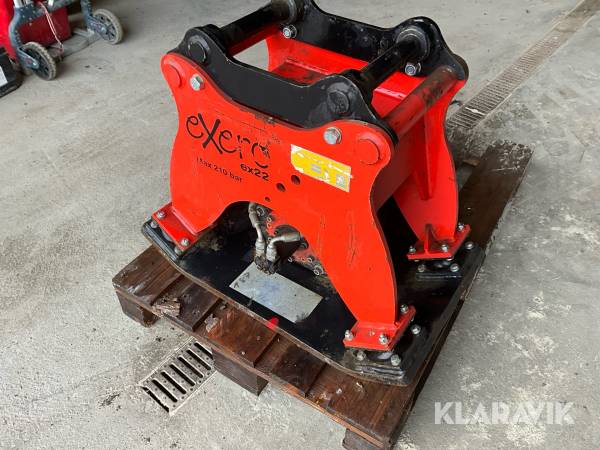 Markvibrator till grävmaskin Exero EX22 S40/S45-fäste