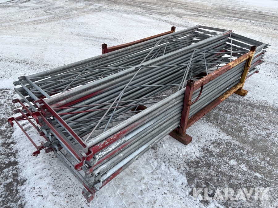 Dubbelräcke till Modulställning 22st ringsystem