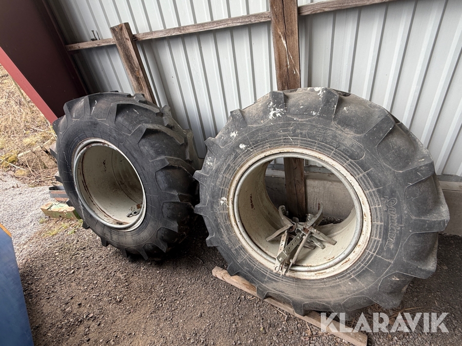 Dubbelmontage framdäck Danubiana Inklusive trumma och spännare