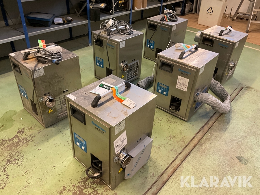 Avfuktare 6st Munters MCS300