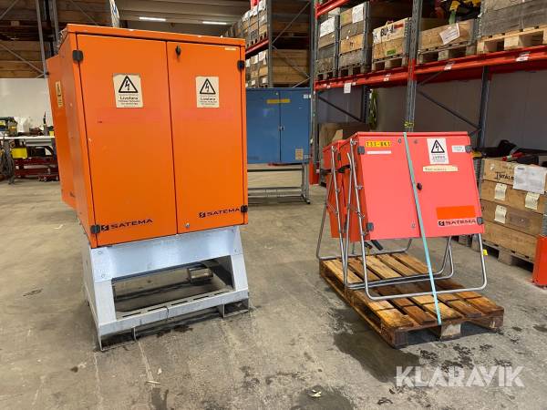 Huvudcentral, Undercentraler Satema ZFSF250/31/3322, BEC 125/106-6