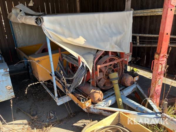 Traktordriven kompressor Koberg 14 B med borrutrustning