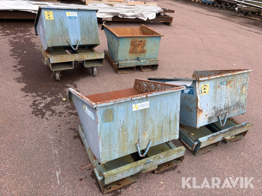 Tippcontainer 4 st