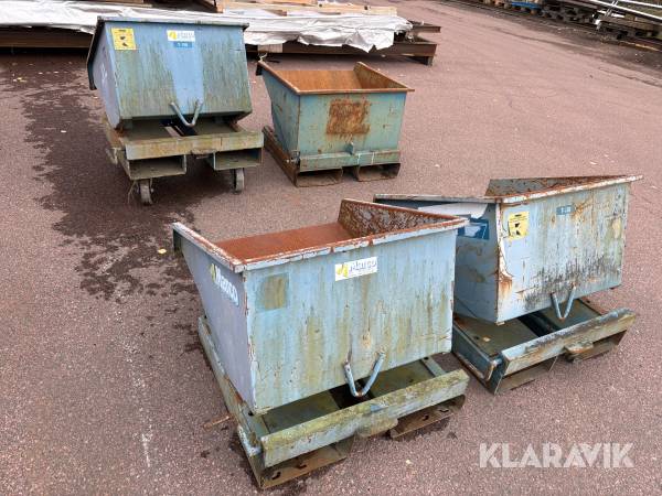 Tippcontainer 4 st