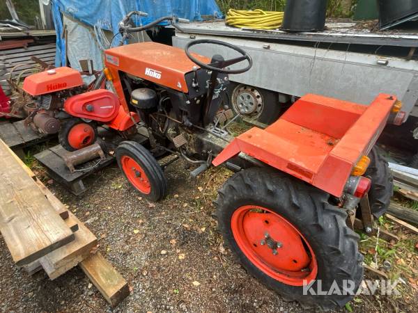 Minitraktor och jordfräs Hako 8014