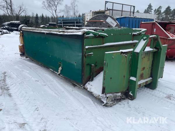 Sandspridarflak till krokväxlare