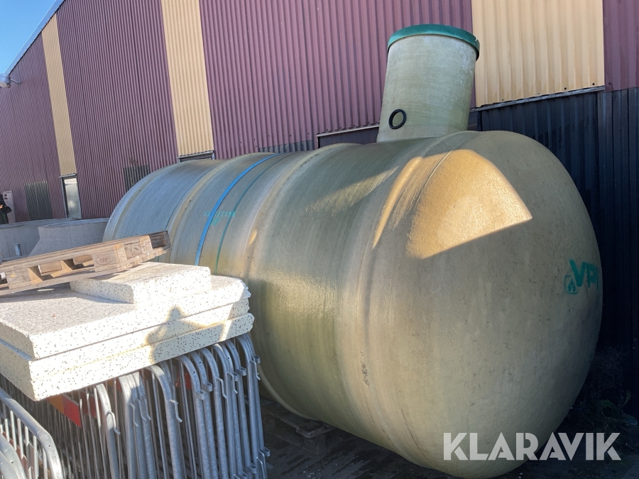 Glasfibertank 12 kubik tät VPI