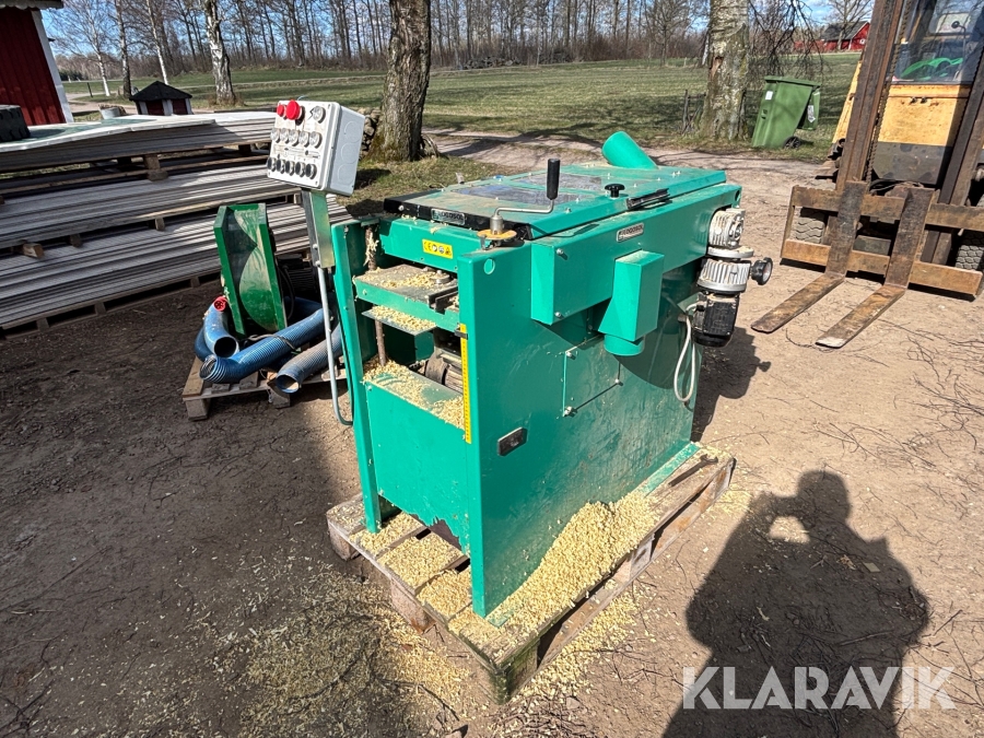 Panelhyvel Logosol PH260 med spånfläkt