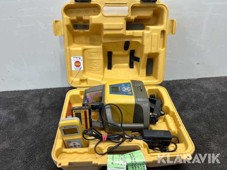 Tvåfallslaser, lasermottagare Topcon RL-200 2S, LS1000