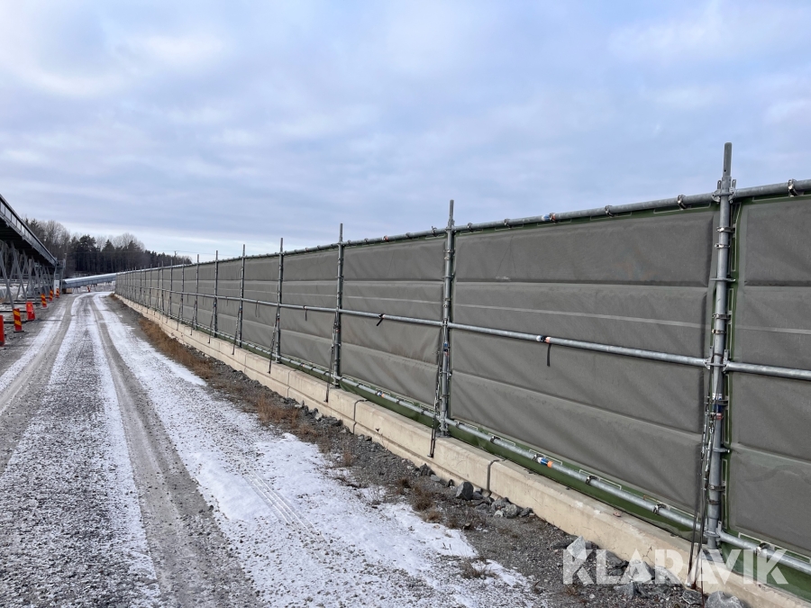 Bullerskydd på vägbarriärer Dbarrier ca 100 st mattor