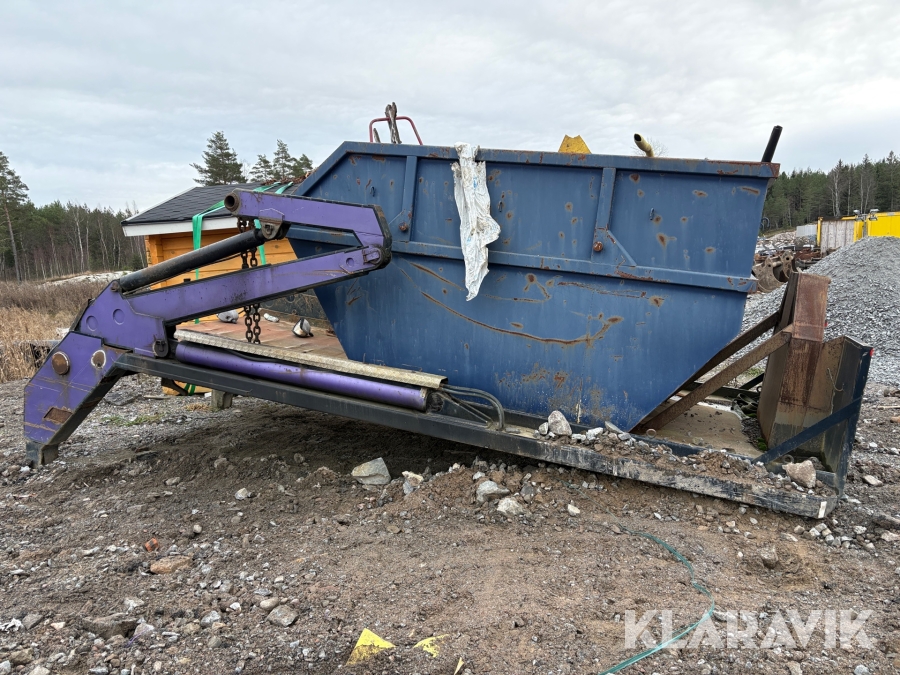 Lastväxlarflak med liftdumperaggregat