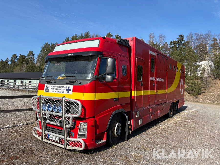 Hästtransport Volvo FH 12.1 6x2