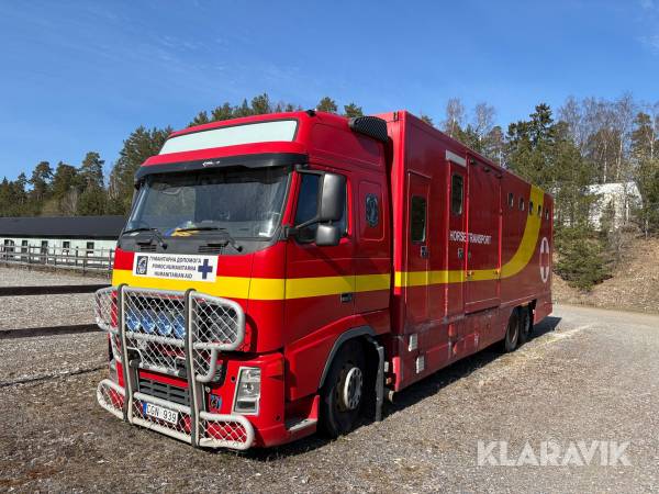Hästtransport Volvo FH 12.1 6x2