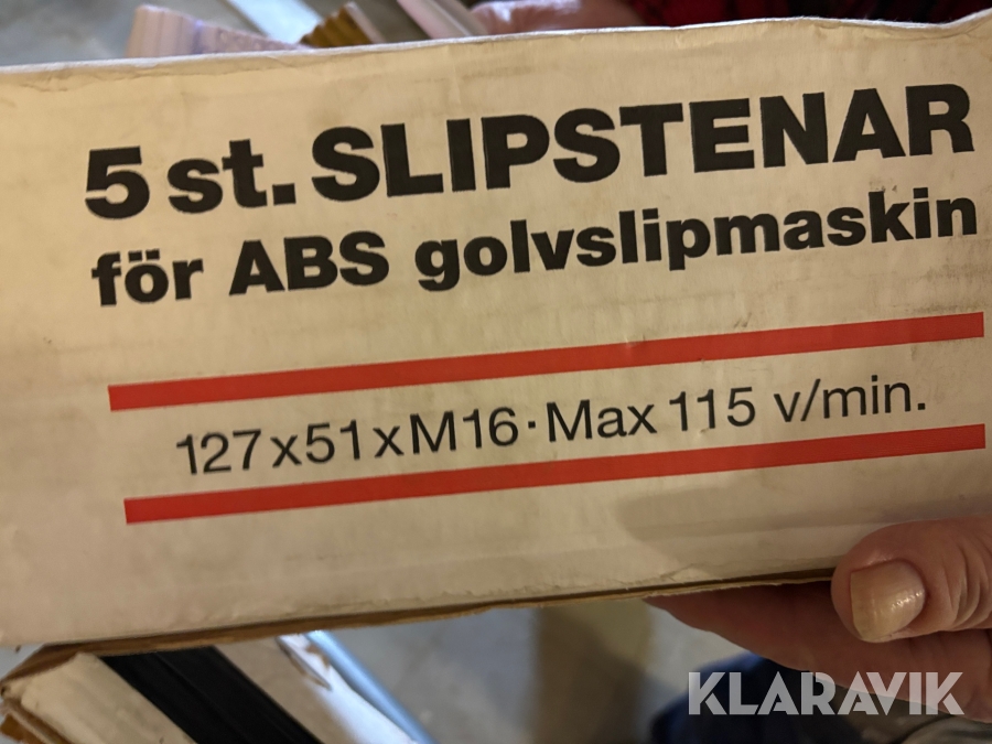 Slipstenar ABS golvslip 5st