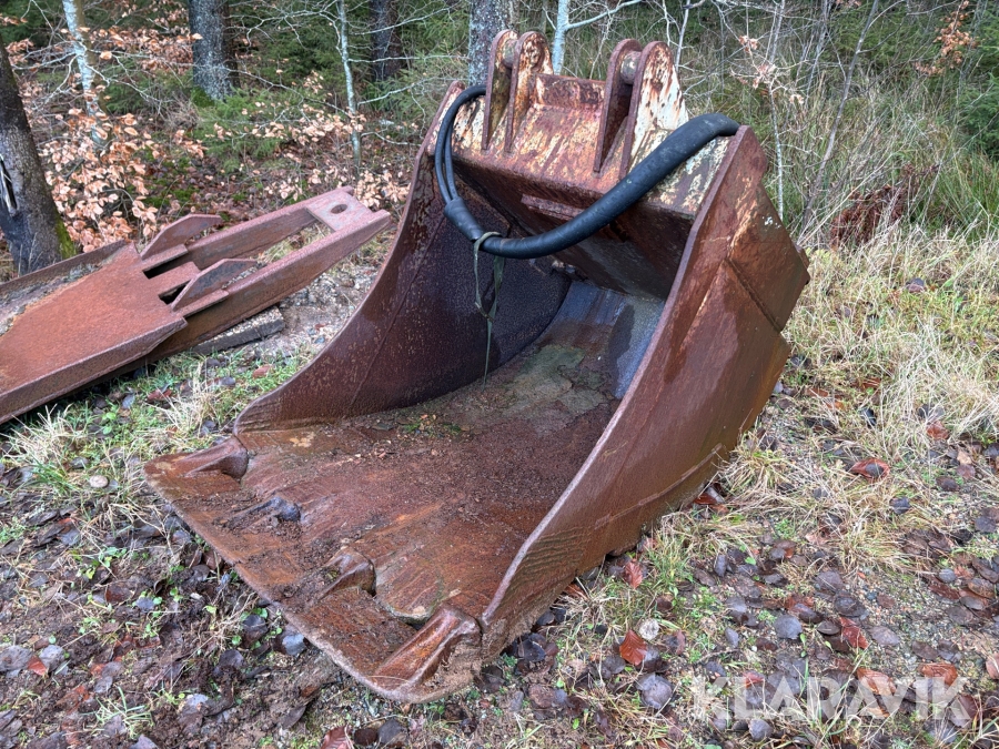 Stolpresningsskopa Grabjohn B18, integrerad grip