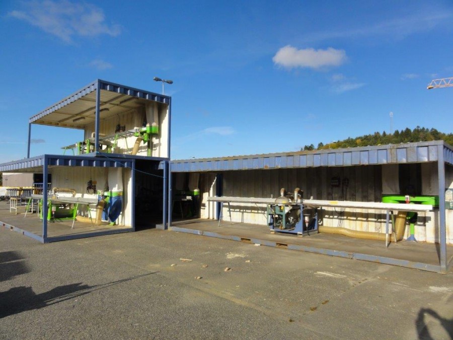 Sågstation, inkl. sågutrustning