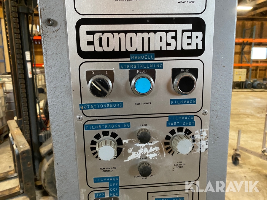 Pallinplastare Economaster, Kinda, Klaravik auktioner