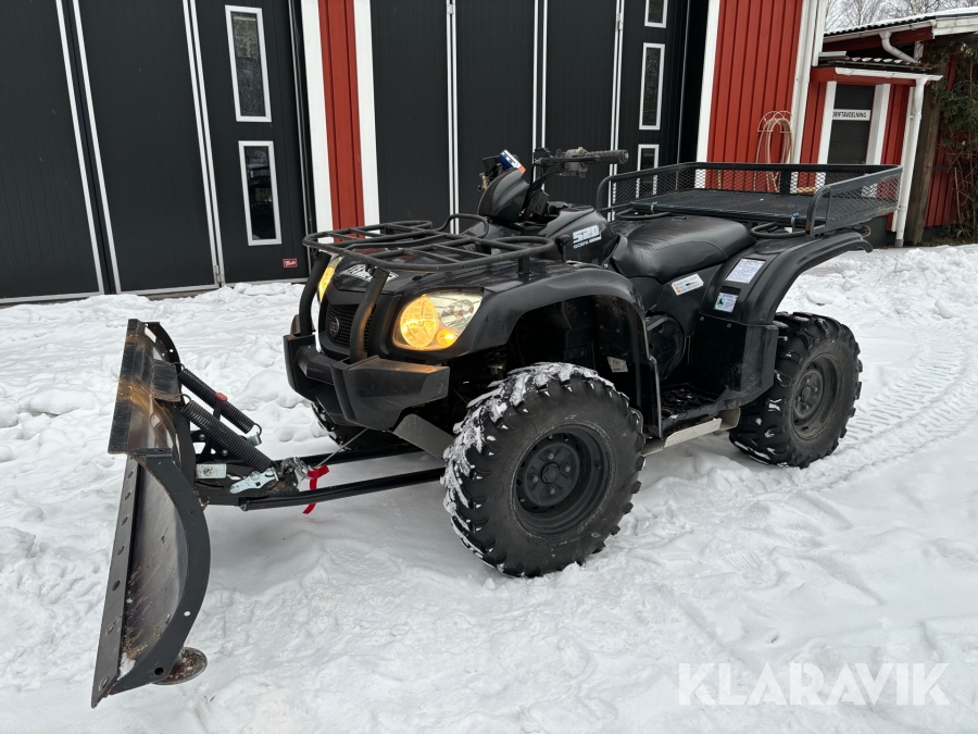 ATV Goes 520 med plog
