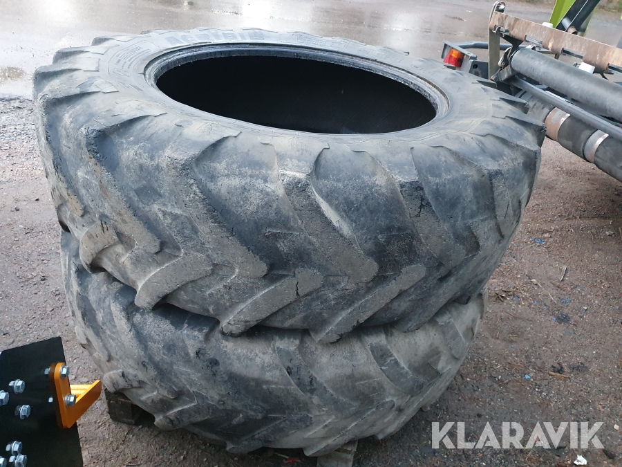 Traktordäck 2 st Michelin 16.9R34 Agribib