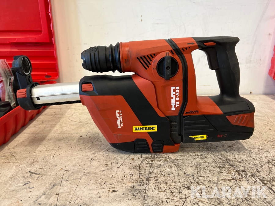 Borrhammare med dammsugare Hilti TE 6-A36 + TE DRS-6-A