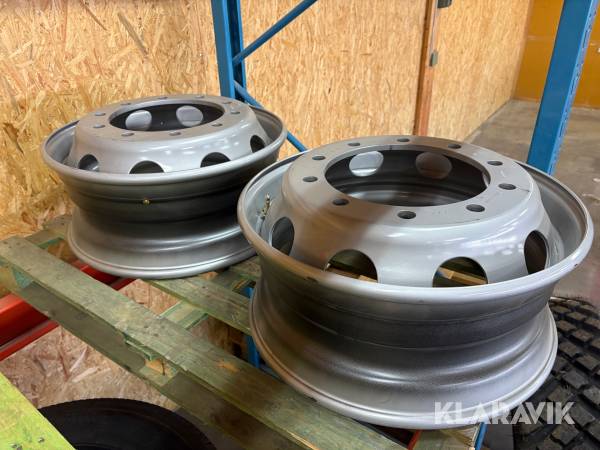 Lastbilsfälg i plåt 3st