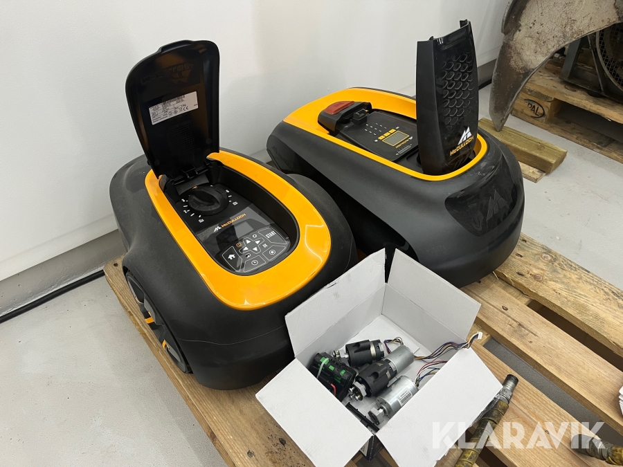 Robotgräsklippare 2 st McCulloch P1 & P01