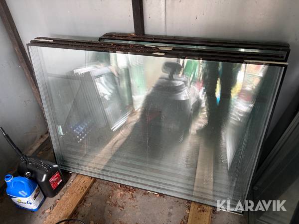 3-glas fönster för växthus/orangeri Svenska Fönster 23st