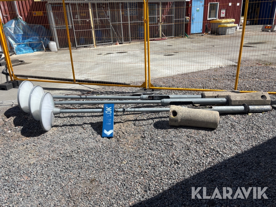 Lampstolpar 3 st