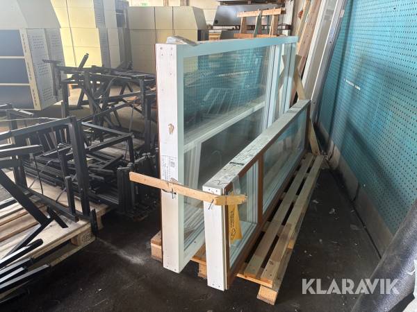 Fönsterpartier 2 st Svenska fönster 6 x 23 / 1200 / 23