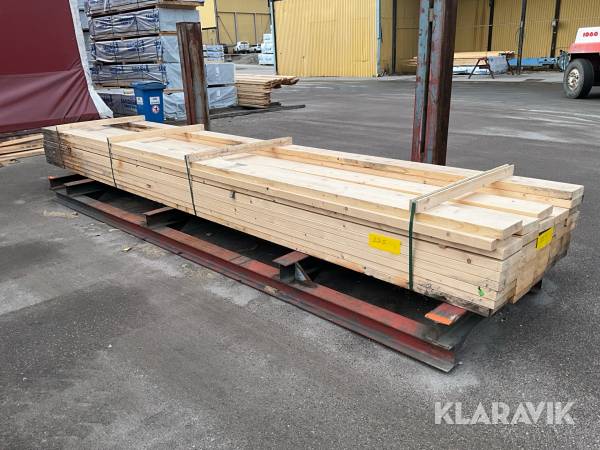 Virkespaket Hyvlat 45x195 227 Löpmeter